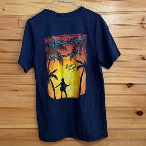 Bret Michaels Nothin’ But A Good Vibe Navy Blue T-Shirt Large
